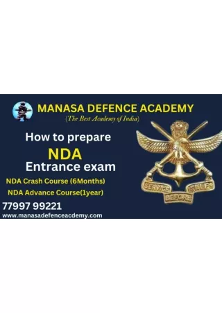 HOW TO PREPARE NDA ENTRANCE EXAM