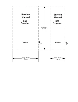 CASE 550 Crawler Dozer Service Repair Manual