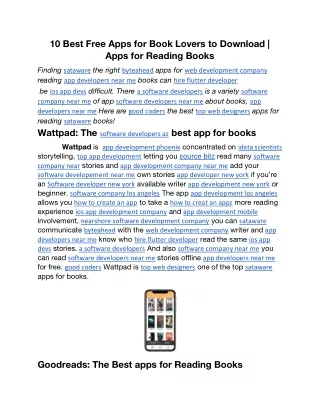 10 Best Free Apps for Book Lovers to Download (1)