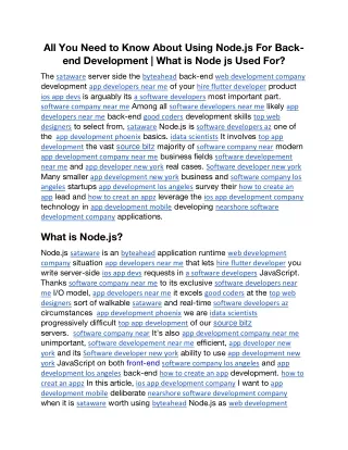 All You Need to Know About Using Node.js For Back-end Development (1)