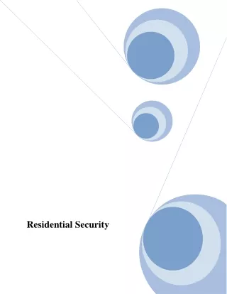 Residential Security