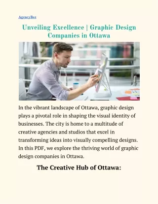 Unveiling Excellence _ Graphic Design Companies in Ottawa