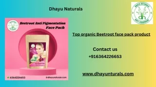 beetroot face pack ppt