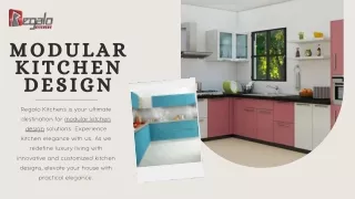 Modular Kitchen Design | Regalo Kitchens