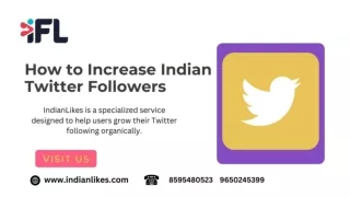 How to Increase Indian Twitter Followers - IndianLikes