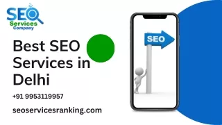 Best SEO Services in Delhi