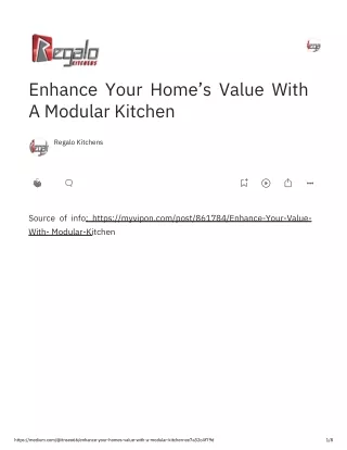 Enhance Your Home’s Value With A Modular Kitchen