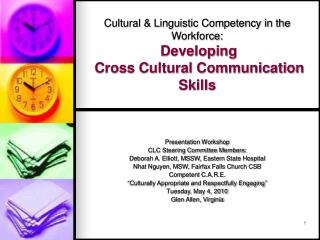 cultural communication cross developing skills competency linguistic workforce presentation risk management ppt powerpoint slideserve