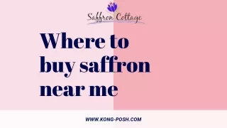 Where to buy saffron near me