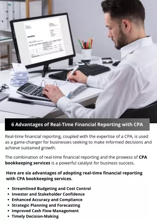 6 Advantages of Real-Time Financial Reporting with CPA