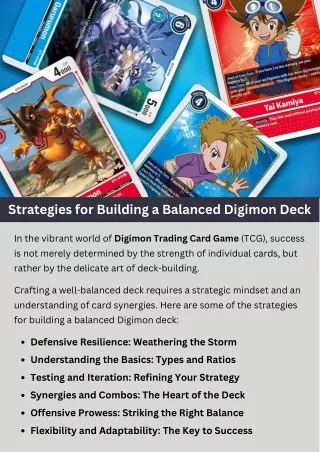 Strategies for Building a Balanced Digimon Deck