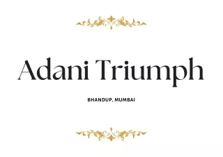 Adani Triumph Bhandup Brochure