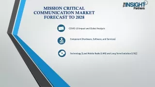 Mission Critical Communication Market Analysis to 2028
