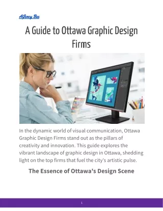 A Guide to Ottawa Graphic Design Firms
