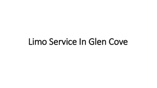 Limo Service In Glen Cove