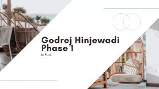Godrej Hinjewadi Phase 1 Pune - PDF