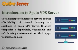 Spain VPS Server.