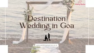 Selected Wedding Resorts in Goa – Book the Perfect Wedding Venue with CYJ