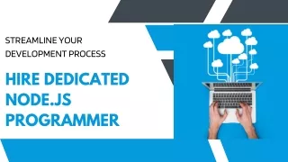 Streamline Your Development Process: Hire Dedicated Node.js Programmer