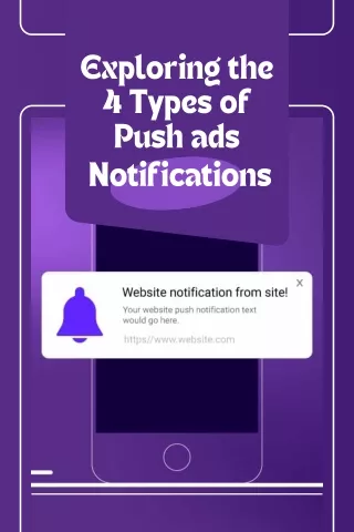 Exploring the 4 Types of Push ads Notifications