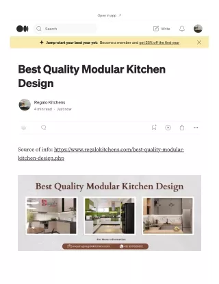 Best Quality Modular Kitchen Design