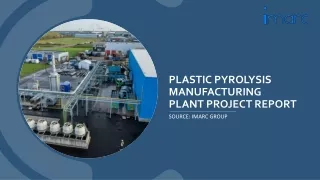 Project Report 2024: Setting up a Plastic Pyrolysis manufacturing plant