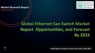 Ethernet San Switch Market Trends Flourish Impressive To 2033