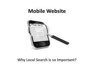 Mobile Website