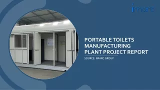 Portable Toilets Manufacturing Plant Project Report 2024
