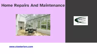 Mastering Home Repairs and Maintenance | Exteriors of CT, LLC