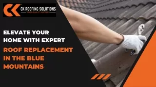 Elevate Your Home with Expert Roof Replacement in the Blue Mountains