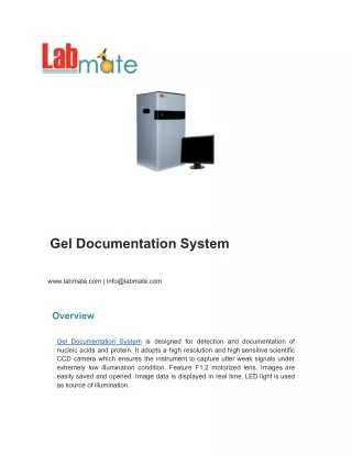 Gel Documentation System
