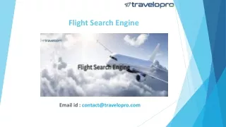 Flight Search Engine