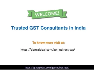 Trusted GST Consultants in India