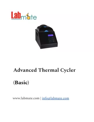 Advanced Thermal Cycler (Basic)