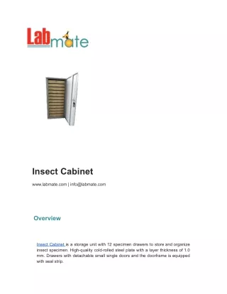 Insect Cabinet