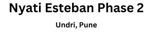 Nyati Esteban Phase 2 Undri Pune  E-Brochure