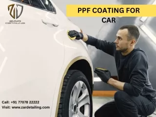 Preserve the Pristine with PPF coating for car