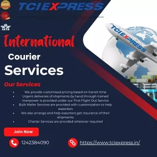 Streamlined Global Deliveries with TCI Express: Unparalleled International Couri