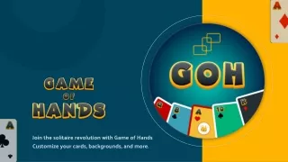 Unleash Your Solitaire Creativity in 'Game of Hands'