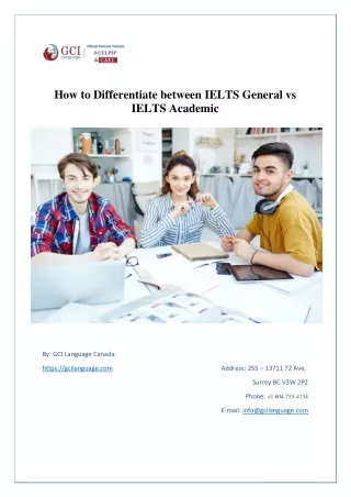 How to Differentiate between IELTS General vs IELTS Academic