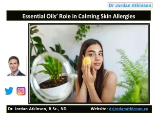 Essential Oils’ Role in Calming Skin Allergies