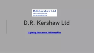 Lighting Showroom In Hampshire