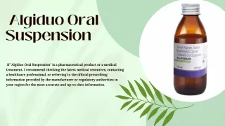 Algiduo Oral Suspension