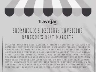 Bangkok's Best Markets