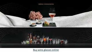 Buy wine glasses online