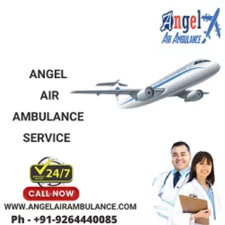 Angel Air Ambulance Service in Gaya And Dimapur