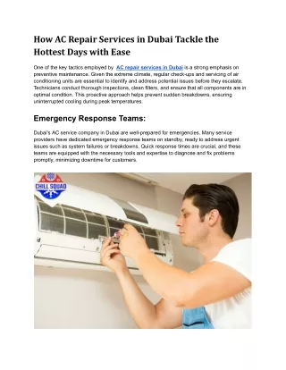 How AC Repair Services in Dubai Tackle the Hottest Days with Ease (1)