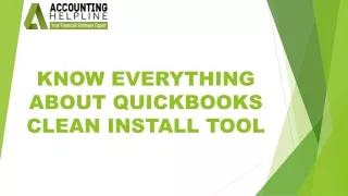 Proper Guidance to know QuickBooks Clean Install Tool