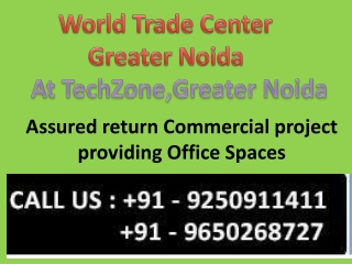 World Trade Center Noida, WTC Noida